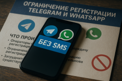 Зарегистрироваться в Telegram и WhatsApp становится невозможным: как это можно обойти?